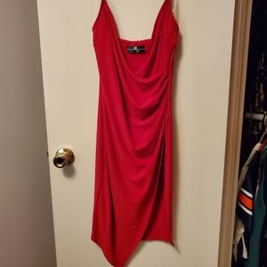 Lux LA mini dress red size L